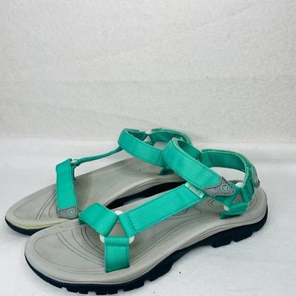 Atika Unisex Adults Maya AT-W110-EGR Blue Hiking Strappy Sandal Size W 8 M 7 - Picture 6 of 10